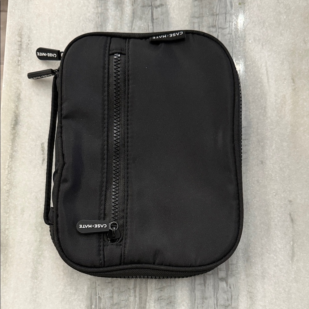 Case-Mate Black Electronics Cord Organizer Travel Bag